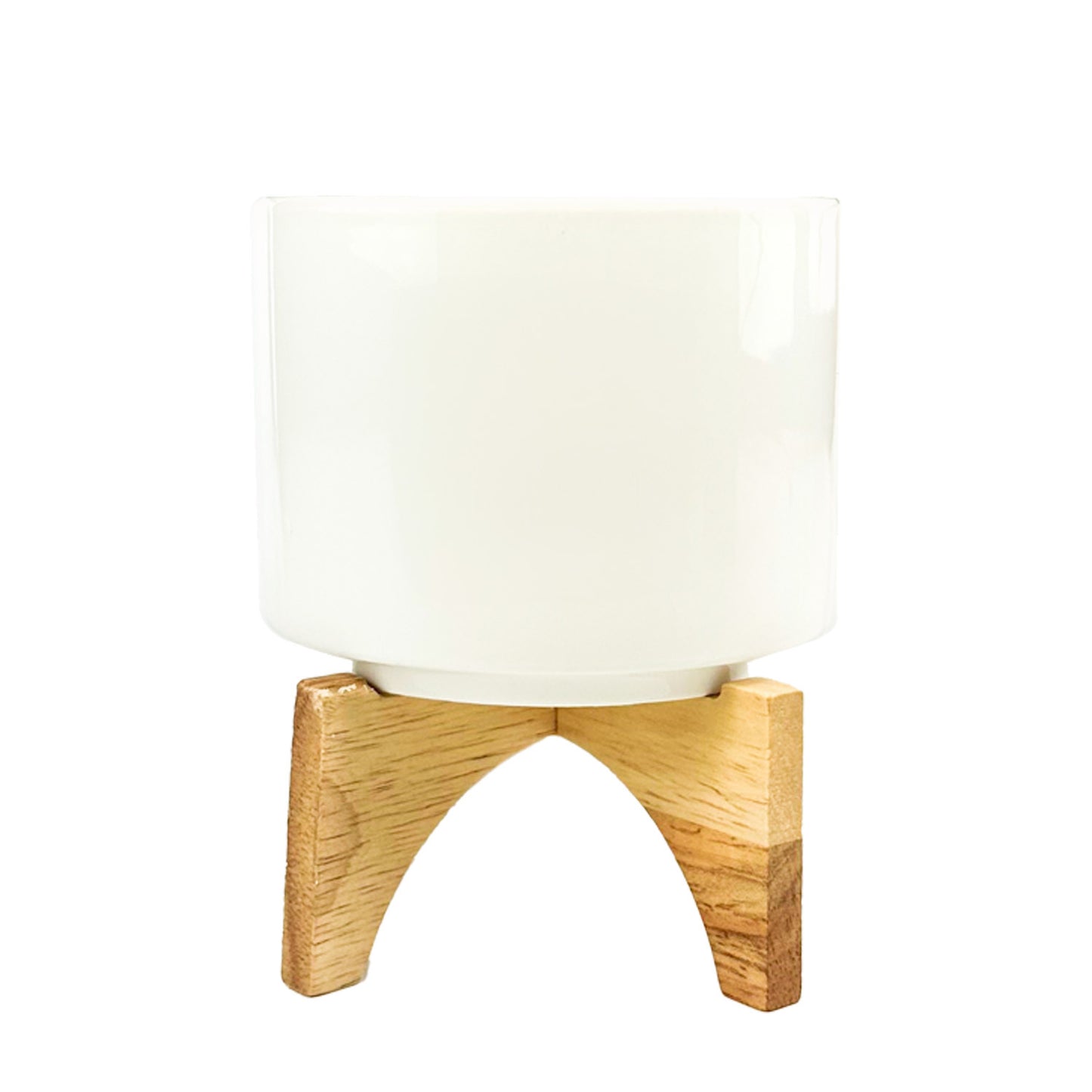 Decorative Ceramic Planter & Stand