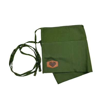 Waist Apron w/ Leatherette Patch