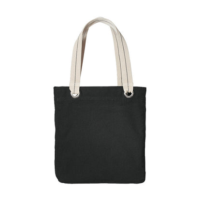Tote Bag w/ Leatherette Patch