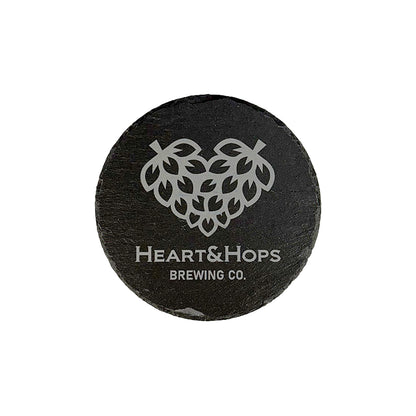 4in Round Slate Coaster