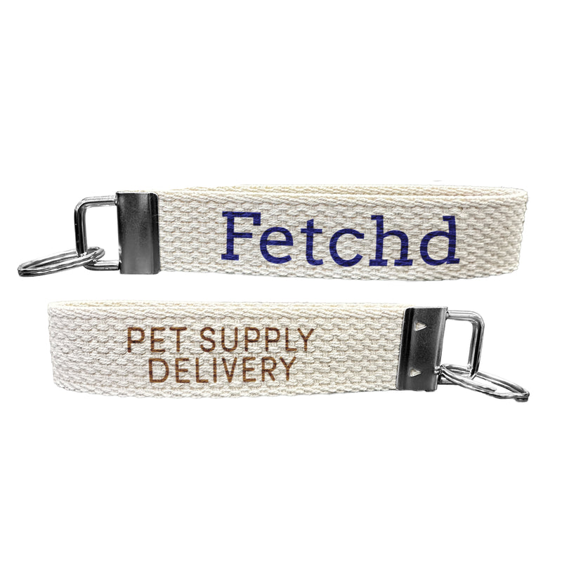 1" Wide Cotton Canvas Key Strap