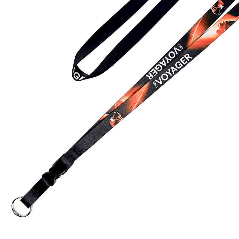 1/2" Full Color Sublimated Detachable Lanyard w/ Split Ring