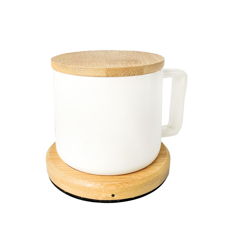 Bamboo Mug Warmer w/ Ceramic Mug - 1 Color
