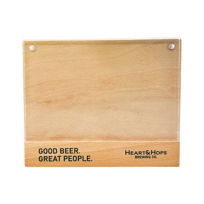4" x 6" Wooden Frame with Clear Acrylic Panel