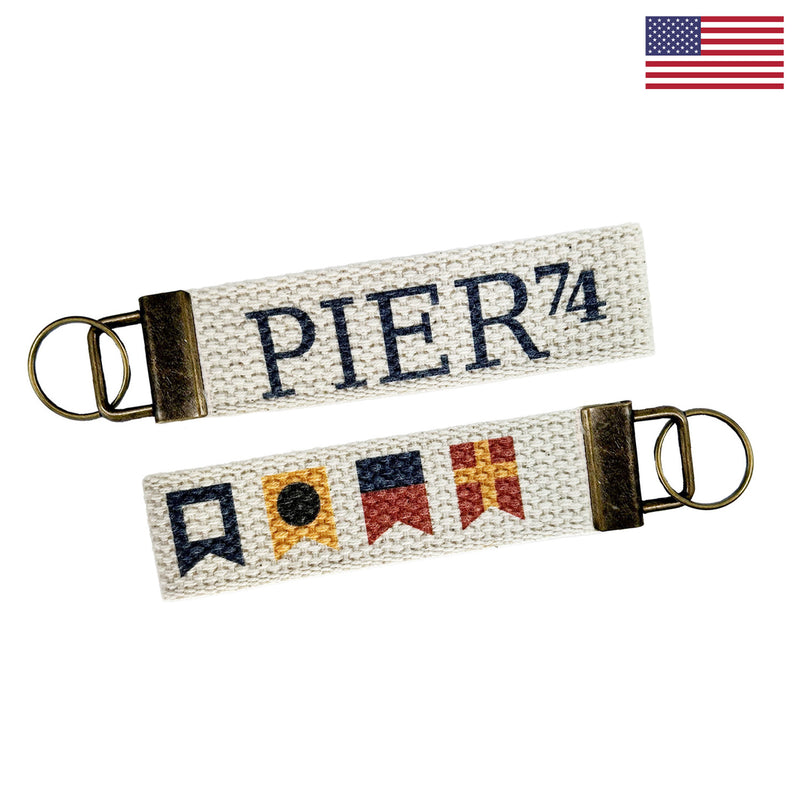 1.25" Wide Cotton Canvas Key Strap