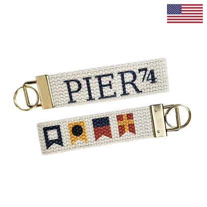 1.25" Wide Cotton Canvas Key Strap