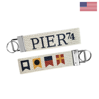 1.25" Wide Cotton Canvas Key Strap