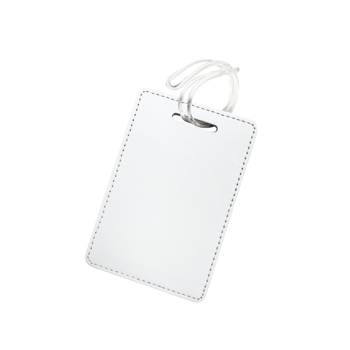 Full Color Sublimated Luggage Tag w/ Flexible Plastic Loop