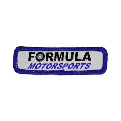 Woven Patch w/ Iron-On Backing & Merrowed Edge