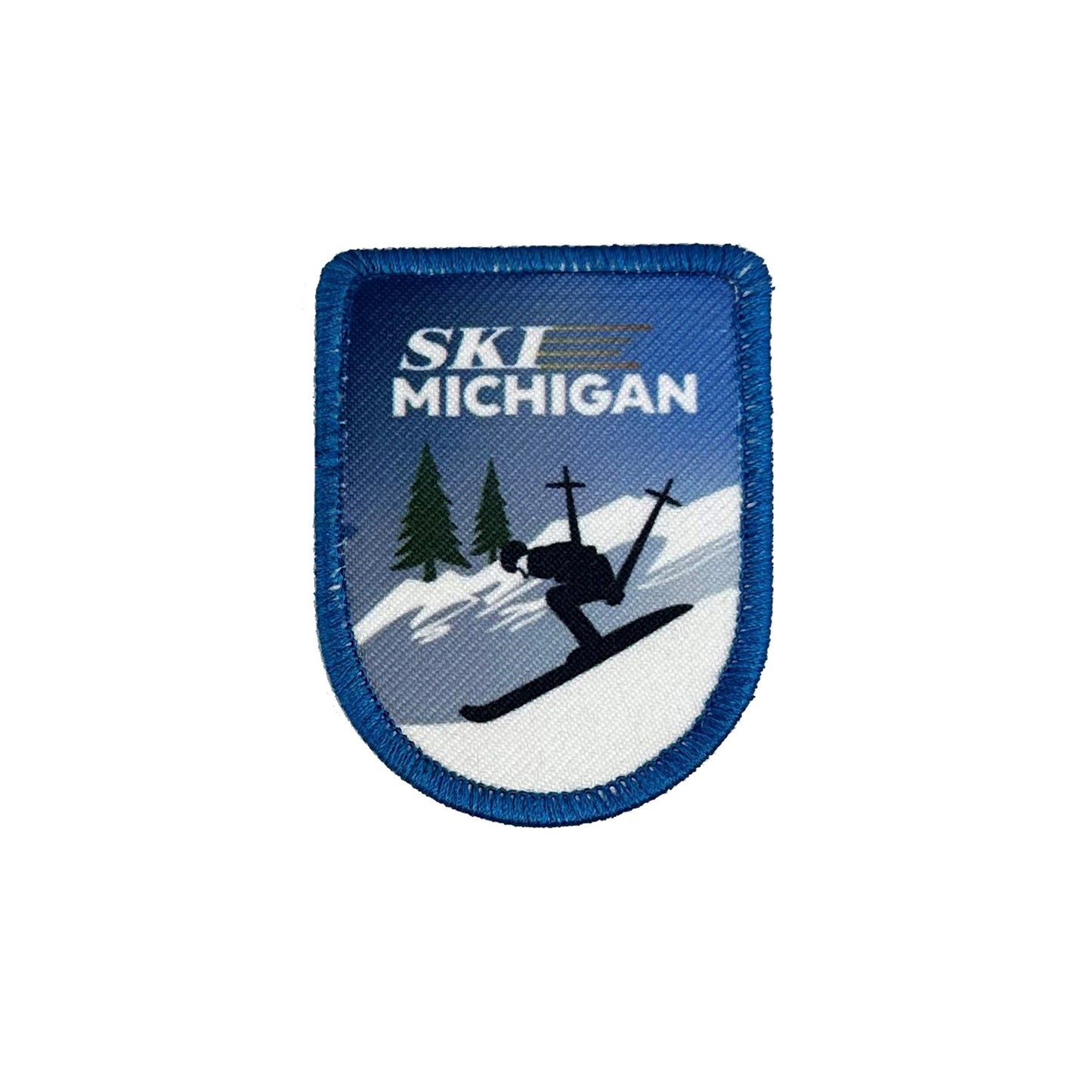 Sublimated Patch w/ 2-Ply Iron-On Backing & Merrowed Edge