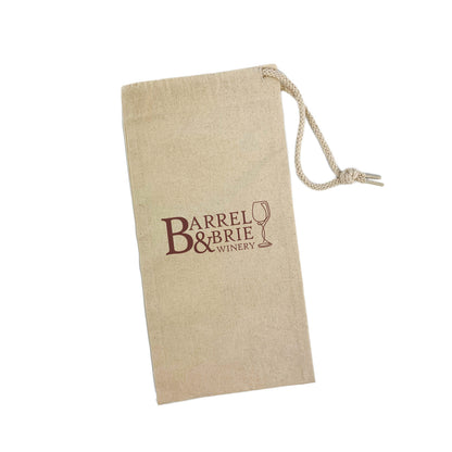 Natural Cotton Canvas Wine Bag